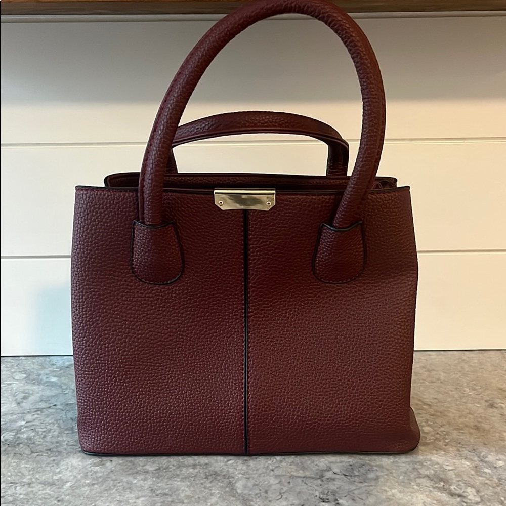 Elegant Burgundy Hand Bag